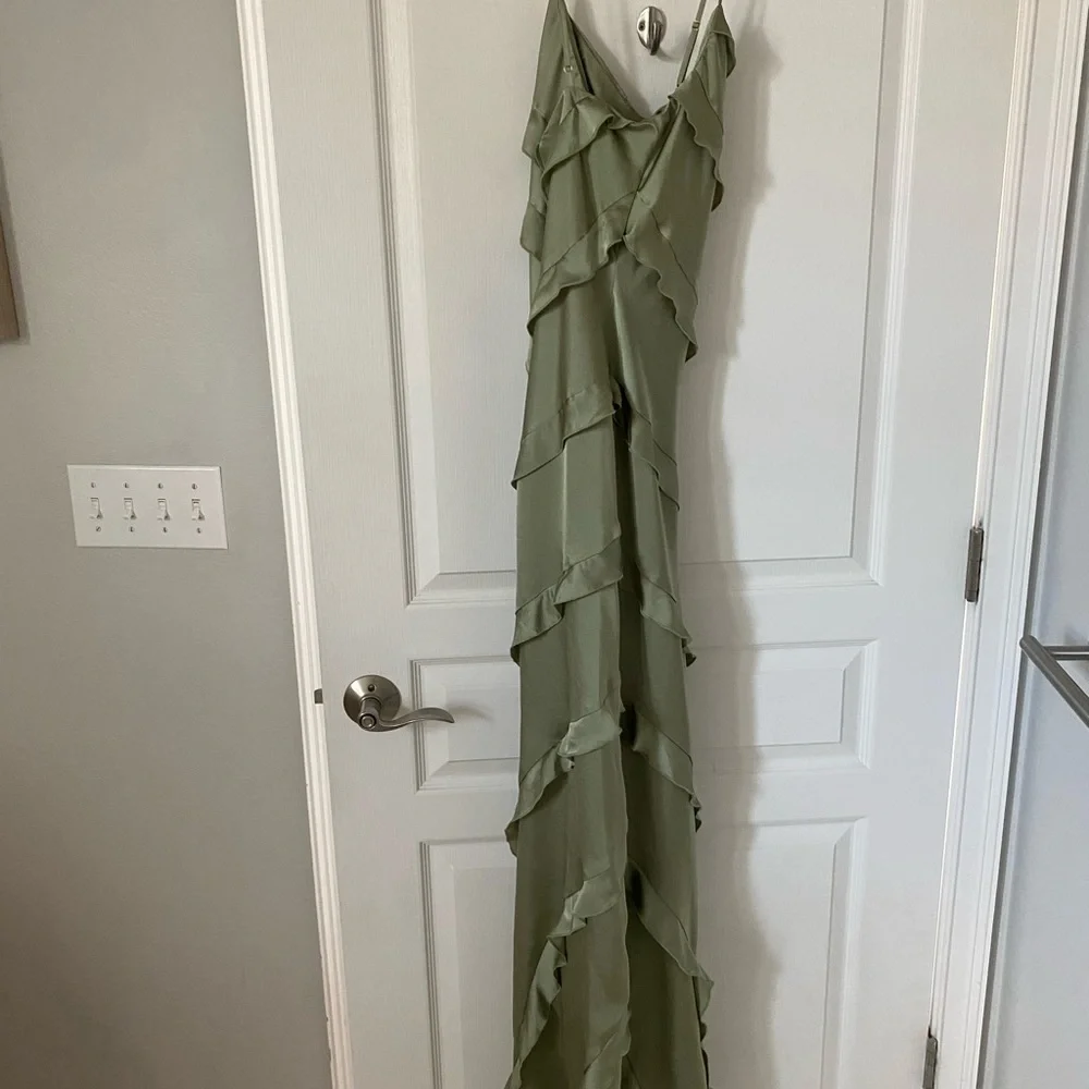 Show Me Your MuMu Olive Ruffle Maxi Dress - Picture 5 of 7